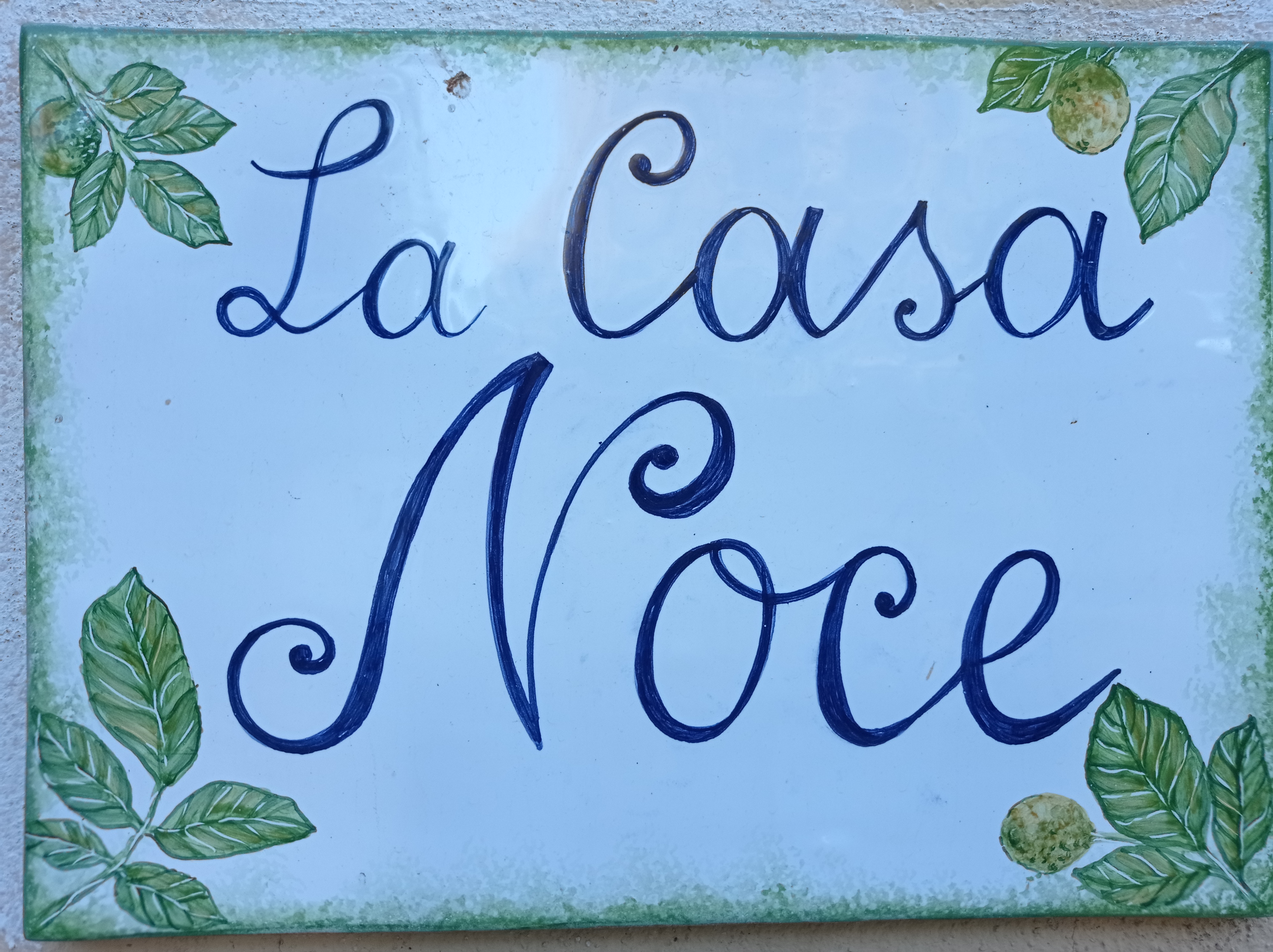 Insegna La Casa Noce